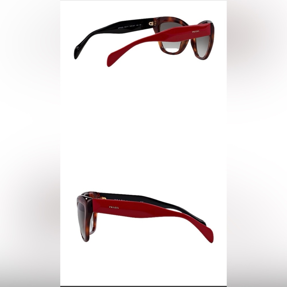 Prada POEME Collection Cateye Tortoise Shell Gradient Lens Sunglasses 02QS - Picture 2 of 7